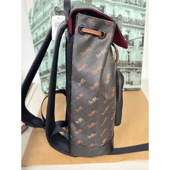 Coach C4135 Turner Backpack With Horse And Carriage Dot  display picture 2